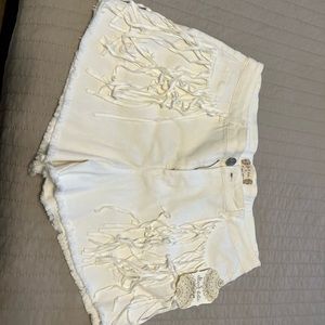 Fringe shorts